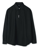 SSY(エスエスワイ)   VERTICAL TIP BASIC SHIRT RELAXED FIT BLACK