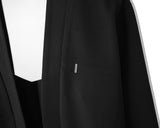 SSY(エスエスワイ) MINIMAL BAR HANTEN SHIRT CARDIGAN BLACK