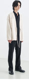 SSY(エスエスワイ) MINIMAL BAR HANTEN SHIRT CARDIGAN IVORY