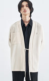 SSY(エスエスワイ) MINIMAL BAR HANTEN SHIRT CARDIGAN IVORY