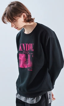KND(ケイエンド) MARK RENTON GRAPHIC SWEAT SHIRT-K