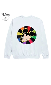 アクメドラビ(acme' de la vie)  [DISNEY X ADLV] MASCOT MICKEY_SWEATSHIRT WHITE