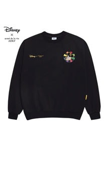 アクメドラビ(acme' de la vie)  [DISNEY X ADLV] MASCOT MICKEY_SWEATSHIRT BLACK
