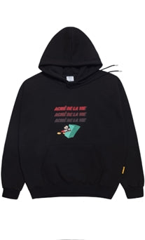 アクメドラビ(acme' de la vie)  [DISNEY X ADLV] POWER UP GAME HOODIE BLACK