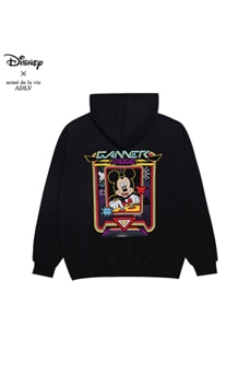 アクメドラビ(acme' de la vie)  [DISNEY X ADLV] TARGET GAME HOODIE BLACK