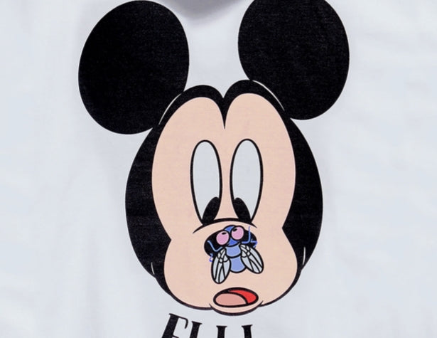 アクメドラビ(acme' de la vie)  [DISNEY X ADLV] FLYING FLY HOODIE WHITE