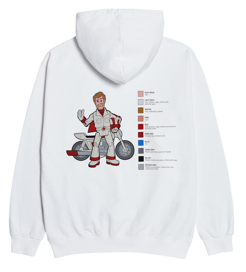 アクメドラビ(acme' de la vie)  [TOY STORY X ADLV] COLOR CHIP HOODIE (DUKE CABOOM)