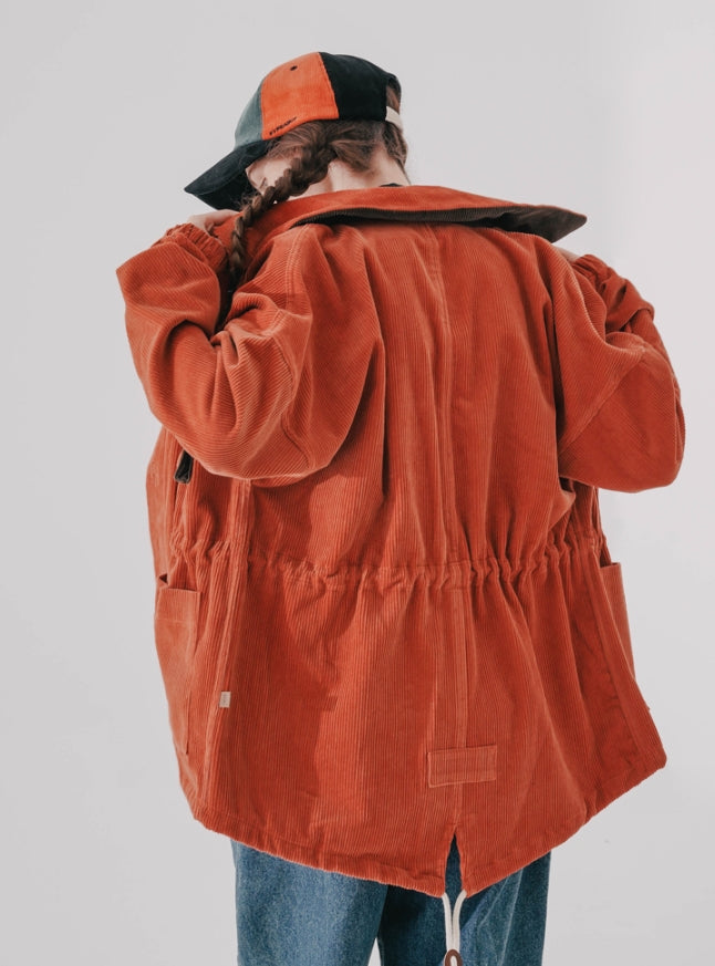 ダブルユーブイプロジェクト(WV PROJECT)  Cookie Dough Corduroy Fishtail Jacket Carat Brown CJOT7424