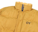 オーワイ(OY) LOGO SHIRRING PADDING- MUSTARD