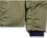 オーワイ(OY) LOGO SHIRRING PADDING- KHAKI