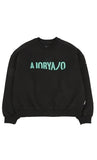 アジョバイアジョ（AJOBYAJO) Oversized Logo Sweatshirt [Black]