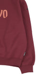 アジョバイアジョ（AJOBYAJO) Oversized Logo Sweatshirt [Burgundy]