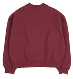 アジョバイアジョ（AJOBYAJO) Oversized Logo Sweatshirt [Burgundy]