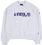 アジョバイアジョ（AJOBYAJO) Oversized Logo Sweatshirt [Light Grey]