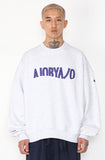 アジョバイアジョ（AJOBYAJO) Oversized Logo Sweatshirt [Light Grey]