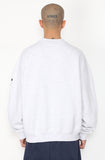 アジョバイアジョ（AJOBYAJO) Oversized Logo Sweatshirt [Light Grey]