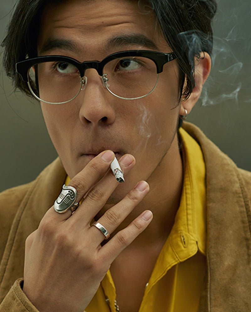 ダブルラバーズ（DOUBLE LOVERS）CIGARETTE (Black Silver Optical)