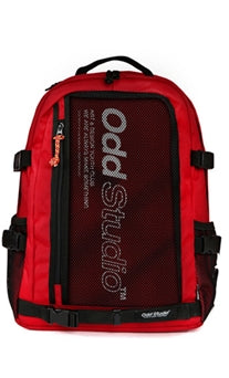 Odd Studio (オッドスタジオ)　Odd Studio Odd Scotch mesh backpack - RED