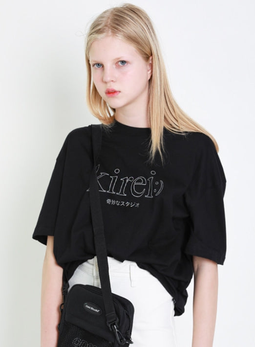 Odd Studio (オッドスタジオ)　Odd Studio Kirei Scotch T-Shirt - BLACK