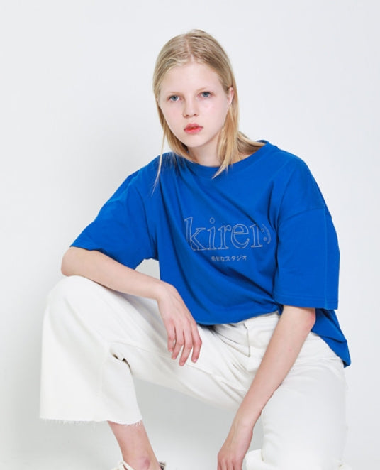 Odd Studio (オッドスタジオ)　Odd Studio Kirei Scotch T-Shirt - BLUE