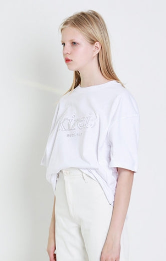 Odd Studio (オッドスタジオ)　Odd Studio Kirei Scotch T-Shirt - WHITE