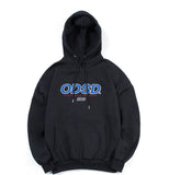 Odd Studio (オッドスタジオ)　ODD STUDIO ODSO LOGO LOOSE FIT HOOD SHIRT - BLACK
