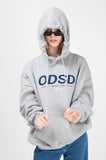 Odd Studio (オッドスタジオ)　ODD STUDIO ODSO LOGO LOOSE FIT HOOD SHIRT - GRAY
