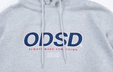 Odd Studio (オッドスタジオ)　ODD STUDIO ODSO LOGO LOOSE FIT HOOD SHIRT - GRAY