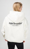 Odd Studio (オッドスタジオ)　ODD STUDIO STANDARD LOGO ZIP-UP LOOSE FIT HOOD SHIRT - 3Color