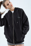 Odd Studio (オッドスタジオ)　ODD STUDIO STANDARD LOGO ZIP-UP LOOSE FIT HOOD SHIRT - 3Color