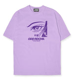 Odd Studio (オッドスタジオ)　ODD STUDIO FACE T-SHIRT - PURPLE