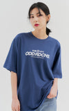 Odd Studio (オッドスタジオ)　ODD RDCHS LOGO T-SHIRT - DUST BLUE