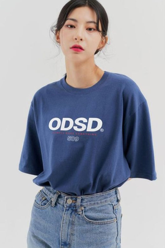 Odd Studio (オッドスタジオ)　Odd Studio ODSD T-shirt - DUST BLUE
