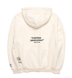 Odd Studio (オッドスタジオ)　PIXEL DAISY LOOSE-FIT HOOD ZIP-UP - CREAM