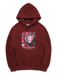 Odd Studio (オッドスタジオ)　CRYING LOOSE-FIT HOOD - BURGUNDY