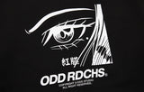 Odd Studio (オッドスタジオ)　FACE LOOSE-FIT SEWAT SHIRTS - BLACK
