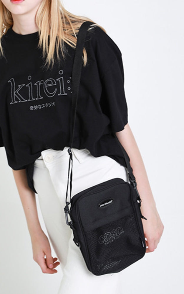 Odd Studio (オッドスタジオ)　Odd Studio Odd Scotch Mini cross bag - BLACK