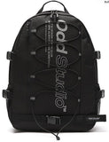 Odd Studio (オッドスタジオ)　ODD STUDIO FLUSH SCOTCH RAIL BACKPACK - BLACK