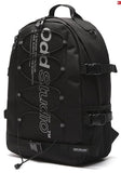 Odd Studio (オッドスタジオ)　ODD STUDIO FLUSH SCOTCH RAIL BACKPACK - BLACK