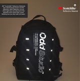 Odd Studio (オッドスタジオ)　ODD STUDIO FLUSH SCOTCH RAIL BACKPACK - BLACK