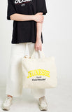 Odd Studio (オッドスタジオ)　JEUNESSE × ODD STUDIO COLLABORATION LOGO ECO CROSS BAG - WHITE / YELLOW