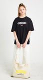 Odd Studio (オッドスタジオ)　JEUNESSE × ODD STUDIO COLLABORATION LOGO ECO CROSS BAG - WHITE / YELLOW