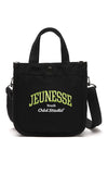 Odd Studio (オッドスタジオ)　JEUNESSE × ODD STUDIO COLLABORATION MINI TOTE BAG - BLACK / GREEN