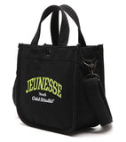 Odd Studio (オッドスタジオ)　JEUNESSE × ODD STUDIO COLLABORATION MINI TOTE BAG - BLACK / GREEN