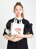 Odd Studio (オッドスタジオ)　JEUNESSE × ODD STUDIO COLLABORATION MINI TOTE BAG - WHITE / BLACK