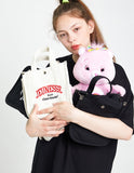 Odd Studio (オッドスタジオ)　JEUNESSE × ODD STUDIO COLLABORATION MINI TOTE BAG - WHITE / BLACK