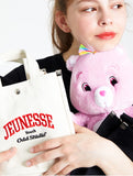 Odd Studio (オッドスタジオ)　JEUNESSE × ODD STUDIO COLLABORATION MINI TOTE BAG - WHITE / BLACK