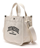 Odd Studio (オッドスタジオ)　JEUNESSE × ODD STUDIO COLLABORATION MINI TOTE BAG - WHITE / BLACK