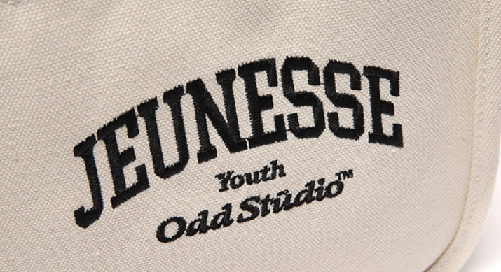 Odd Studio (오드 스튜디오) JEUNESSE × ODD STUDIO 콜라보레이션 미니 토트백 - WHITE / BLACK