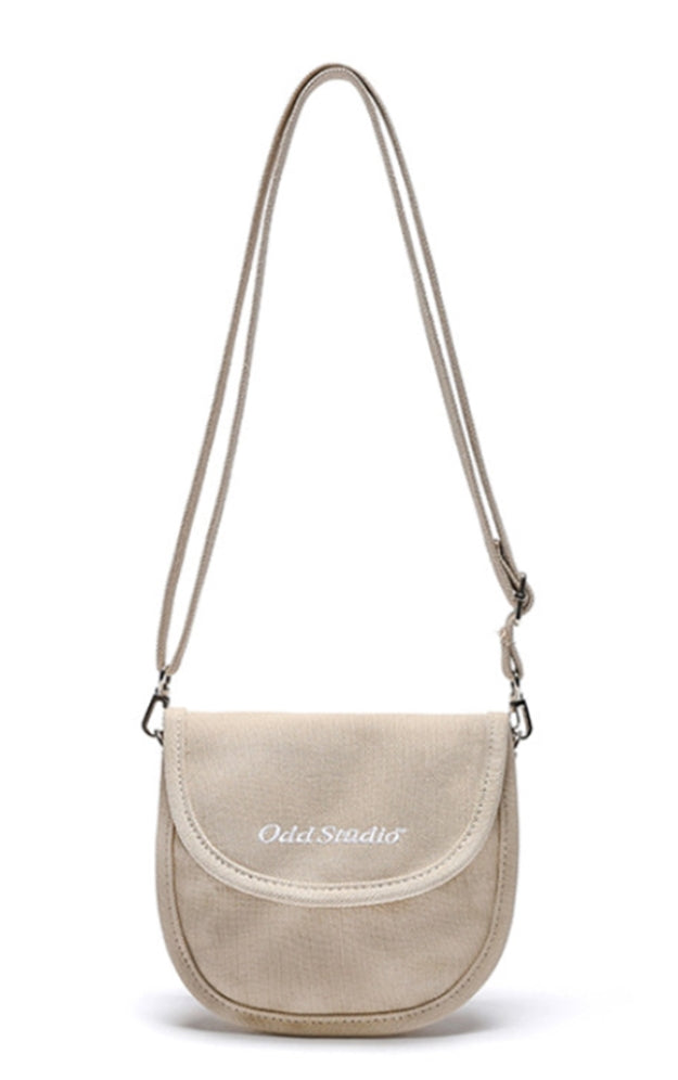 Odd Studio (オッドスタジオ)　MINI ROUND CROSS BAG - BEIGE